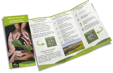 Infoflyer "Ehrensache Natur" als PDF herunterladen